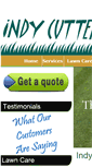 Mobile Screenshot of indycutterslawncareinc.com